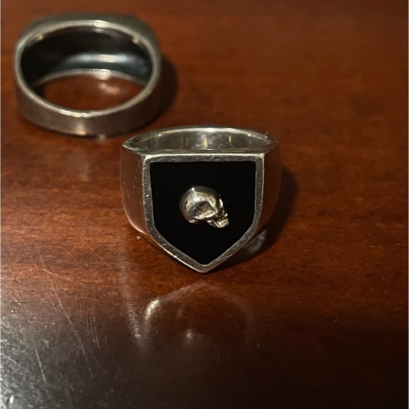 The Great Frog Skull Shield Silver Ring size 6.5 - Picture 2 of 6